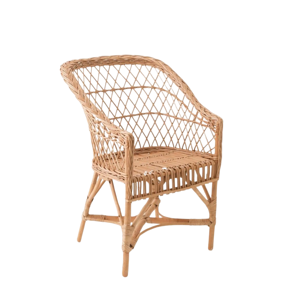 ORCHID EDITION Wicker Armchair Antonin With Cushion