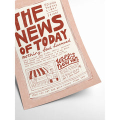 PSTR STUDIO Art Print - Anouk - The News of Today