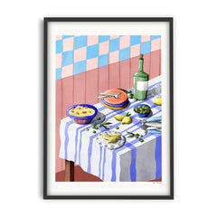 PSTR STUDIO Art Print - Eva Halfers - Pink Tapas