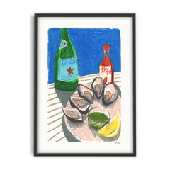 PSTR STUDIO Art Print - Laura - Oyster Lunch