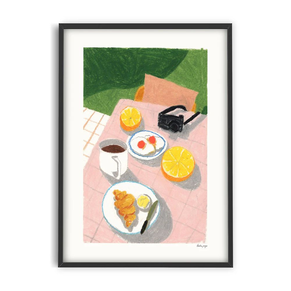 PSTR STUDIO Art Print - Laura - Breakfast On The Green