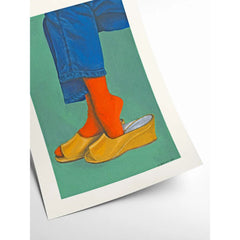 PSTR STUDIO Art Print - Roxanne - Heels with socks