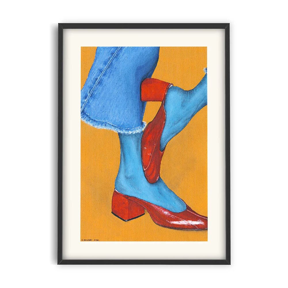 PSTR STUDIO Art Print - Roxanne - Red Heels