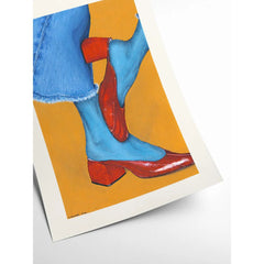 PSTR STUDIO Art Print - Roxanne - Red Heels