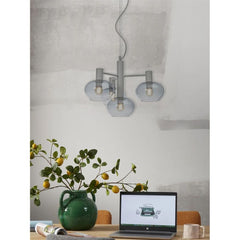 IT’S ABOUT ROMI Suspension Light Bologna 4 Arms Glass Iron