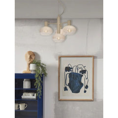 IT’S ABOUT ROMI Suspension Light Bologna 4 Arms Glass Iron