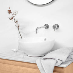 FURNIFIED Washbasin Alexis I Porcelain