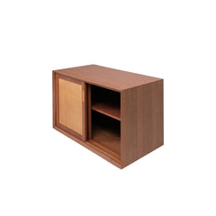 FURNIFIED Bathroom Cabinet Nestor Rattan Teak 80cm