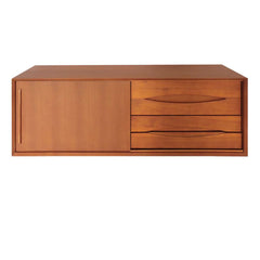 FURNIFIED Bathroom Cabinet Bill Teak 150cm