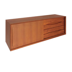 FURNIFIED Bathroom Cabinet Bill Teak 150cm