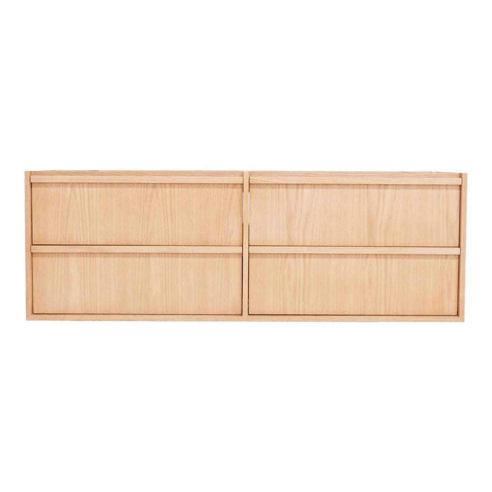 FURNIFIED Bathroom Cabinet Fien Wood 150cm