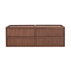 FURNIFIED Bathroom Cabinet Fien Wood 150cm