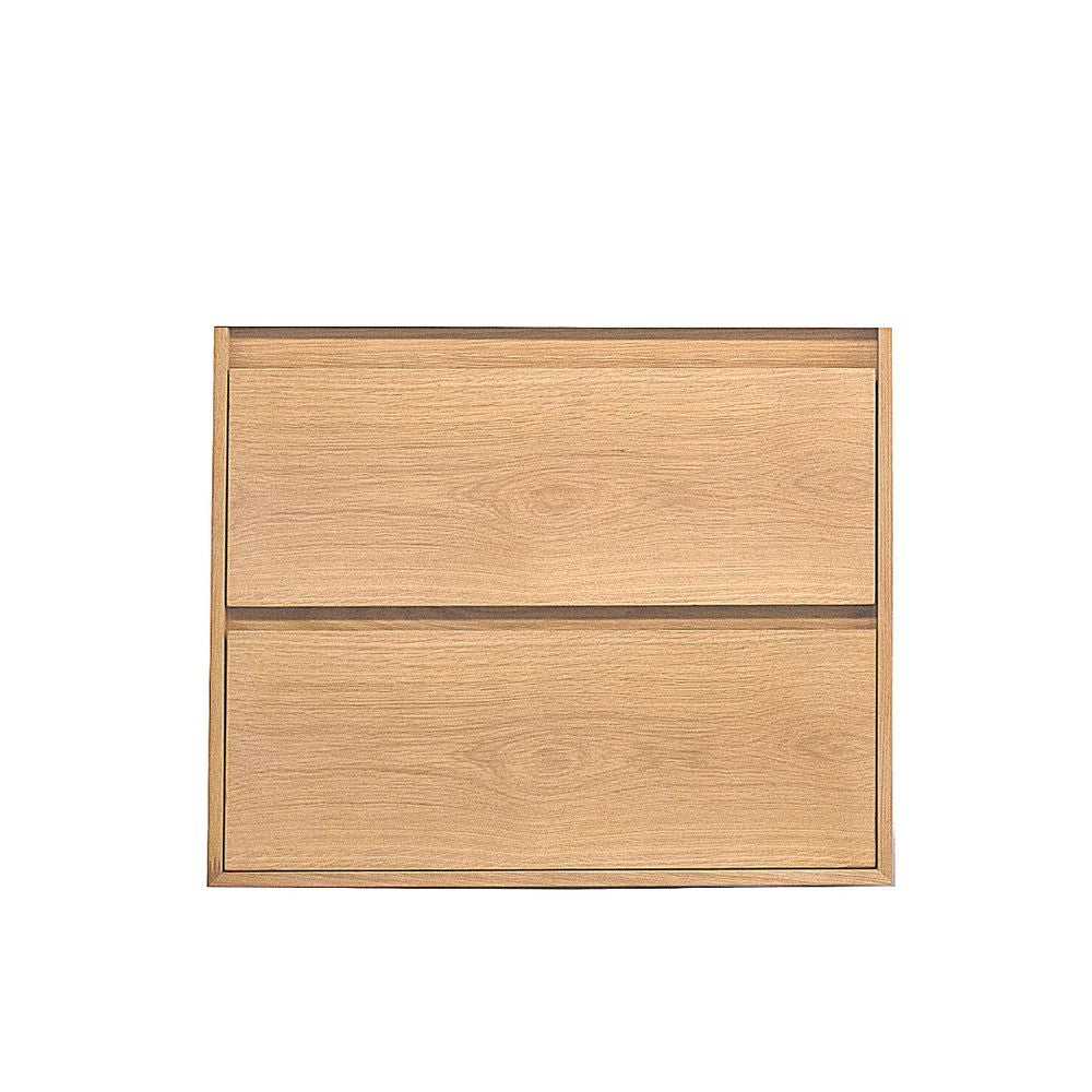 FURNIFIED Bathroom Cabinet Ann Wood 80cm