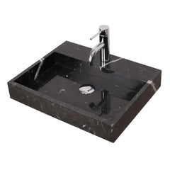 FURNIFIED Washbasin George Black Marble