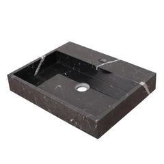 FURNIFIED Washbasin George Black Marble