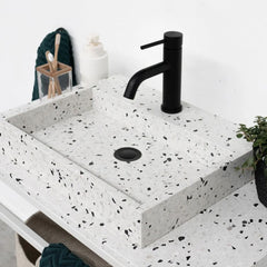 FURNIFIED Washbasin George Black Marble