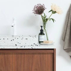 FURNIFIED Washbasin George Black Marble