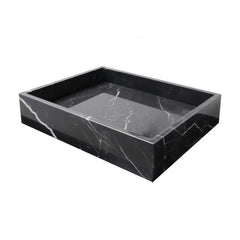 FURNIFIED Washbasin George Black Marble