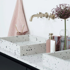 FURNIFIED Washbasin George Black Marble