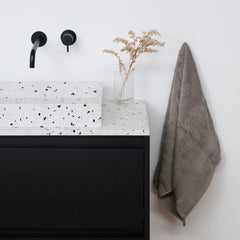 FURNIFIED Washbasin George Black Marble