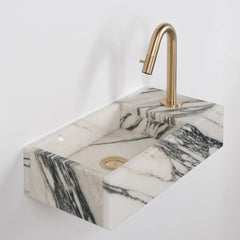 FURNIFIED Washbasin Porto Marble