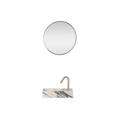 FURNIFIED Washbasin Porto Marble