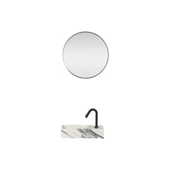 FURNIFIED Washbasin Porto Marble