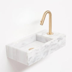 FURNIFIED Washbasin Porto Marble