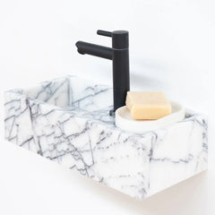 FURNIFIED Washbasin Naleya Moonstone Marble