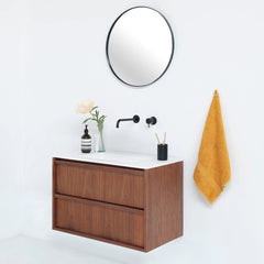 FURNIFIED Washbasin Cordoba Matt White