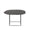 FURNIFIED Side Table Delphine Black Metal 60cm