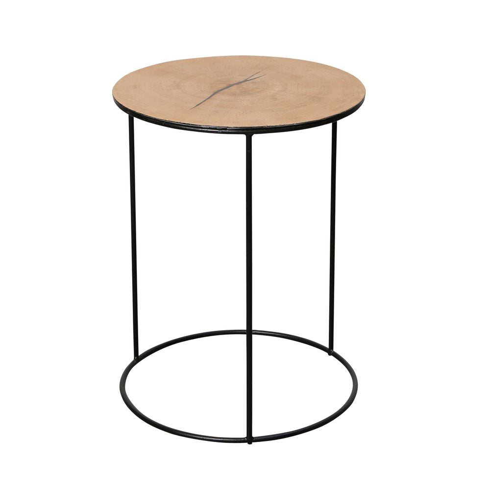 FURNIFIED Side Table Louis Oak