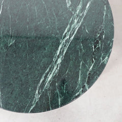 FURNIFIED Side Table Margaux Green Marble