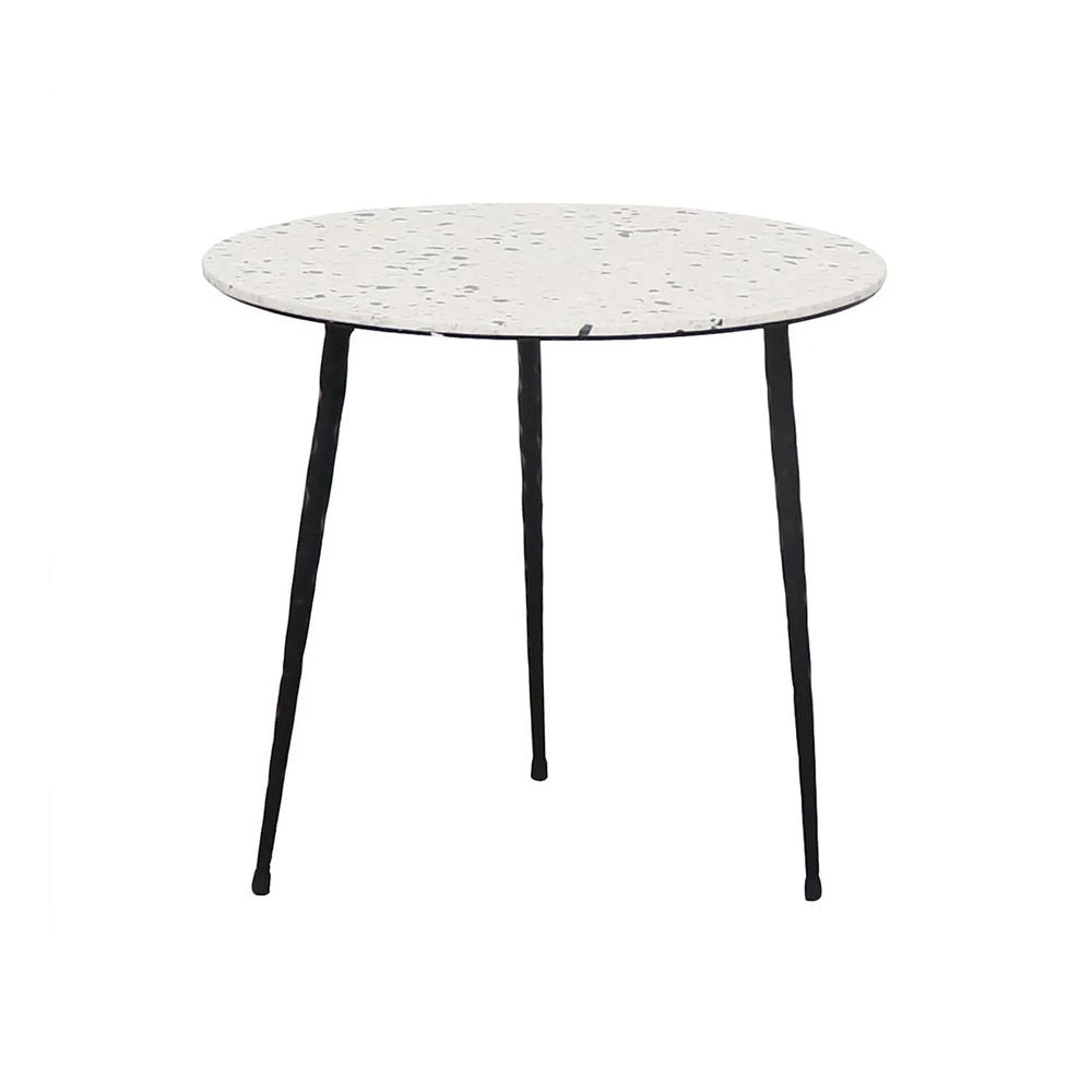 FURNIFIED Side Table Mauritz Terrazzo 40cm