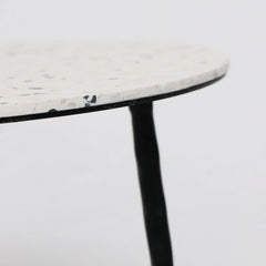 FURNIFIED Side Table Mauritz Terrazzo 40cm