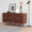 FURNIFIED Sideboard Blend Vintage Walnut 120 cm