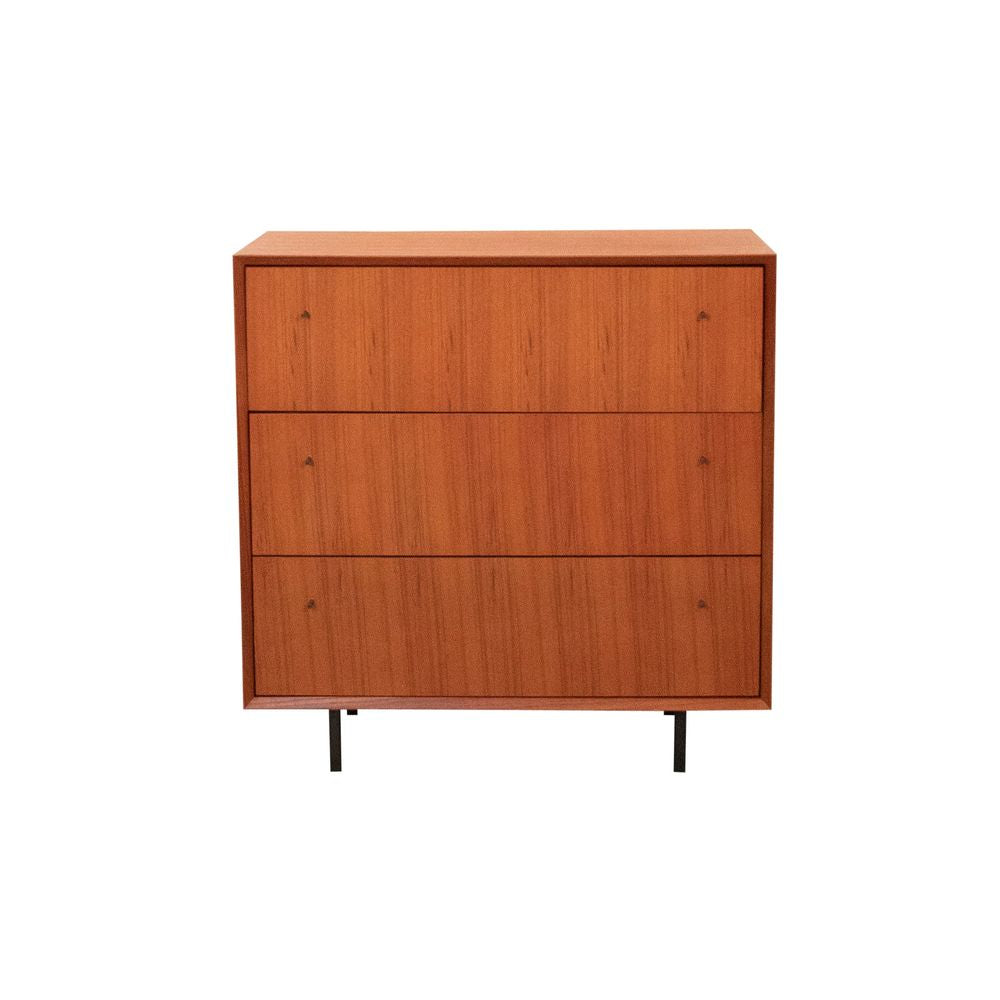 FURNIFIED Dresser Josée 3 Drawers Teak 90cm