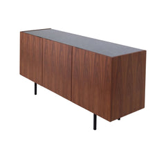 FURNIFIED Dresser Pisa Marble Walnut 150cm