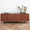 FURNIFIED Dresser Pisa Marble Walnut 200cm