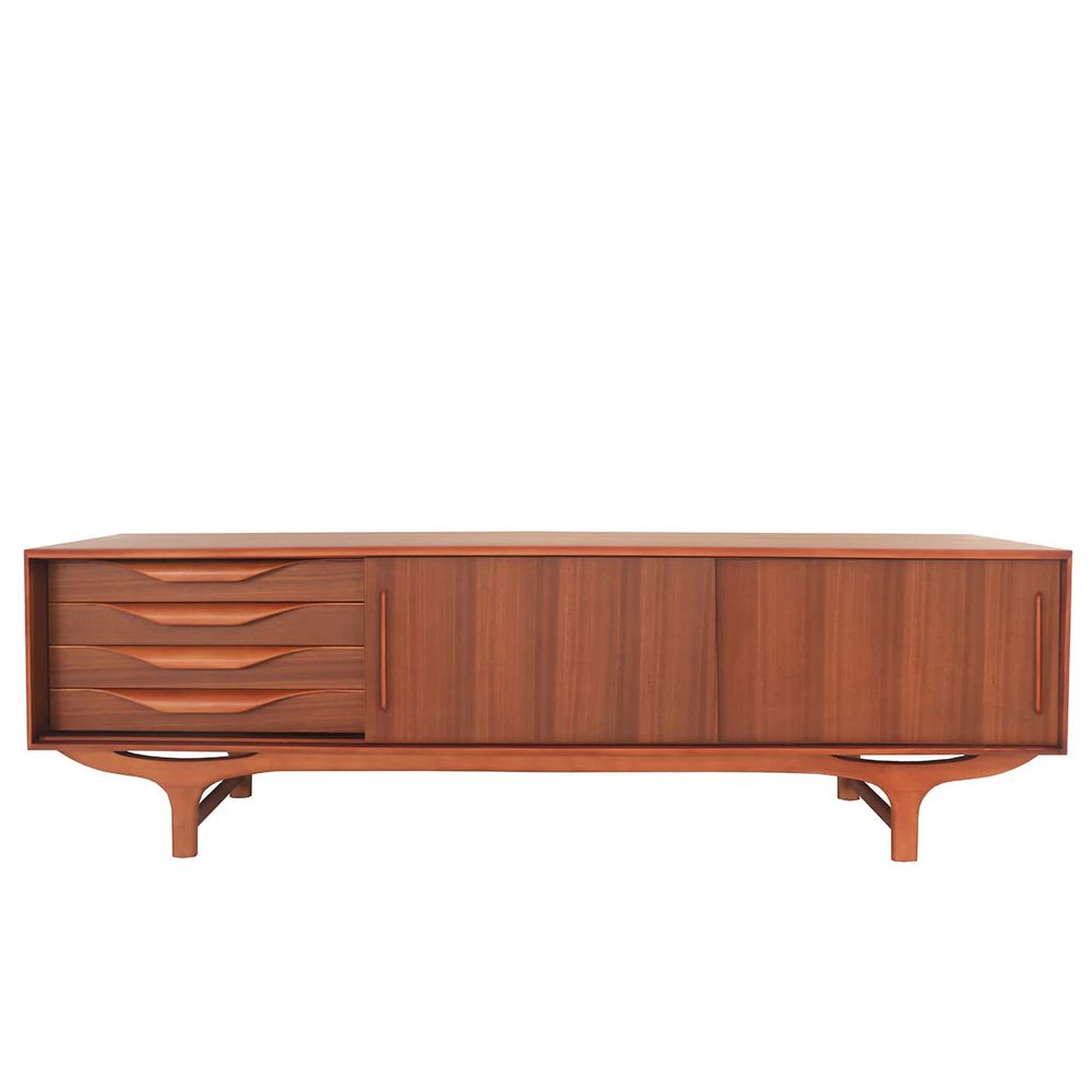 FURNIFIED Sideboard Josephine Teak 210cm