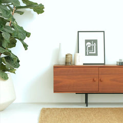 FURNIFIED TV Sideboard Calvin Walnut 165cm