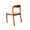 FURNIFIED Chale Dining Chair Walnut 76.5cm