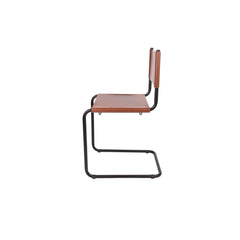 FURNIFIED Chair Swing Camel Leather