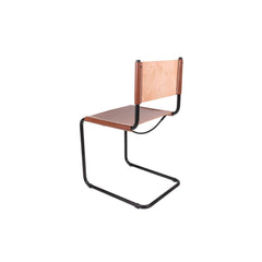 FURNIFIED Chair Swing Camel Leather