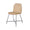 FURNIFIED Dining Chair Clove Black Legs Cognac Leather