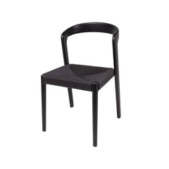 FURNIFIED Chair Lorenz Dust Black Wood