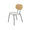 FURNIFIED Dining Chair Dublin Rattan White Terry Fabric