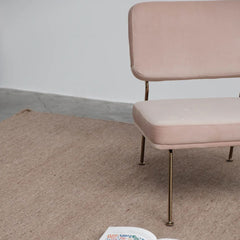 FURNIFIED Armchair Emma Pink Velvet