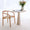 FURNIFIED Tulip Bistro Table Travertine 78cm