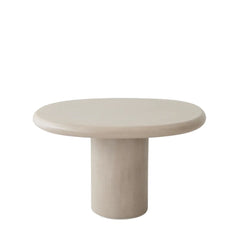 FURNIFIED Side Table Canberra Microskin 60cm